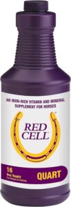 Horse Health Red Cell liquid vitamin iron mineral supplement
